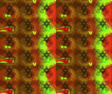 Sketch Floral Pattern in Raster illustration. Fancy fabric pattern. Colour Spring Theme sketch pattern Background. Flat Flower Elements Design.