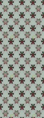 Arkaplan dokusu, duvar kağıdı, çiçek temalı gri renkler. Kabile sanatı boho baskısı, klasik çiçek arkaplanı. Soyut etnik raster çizim kalıbı.