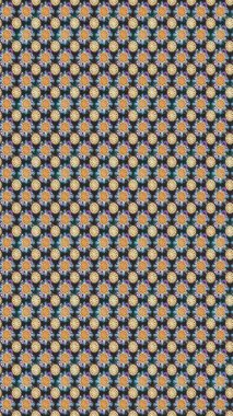 Düz Çiçek Elementleri Tasarımı. Raster illüstrasyonunda kusursuz çiçek deseni. Gri ve bej renkli çiçekler. Renkli Bahar Teması Kusursuz Arkaplan.