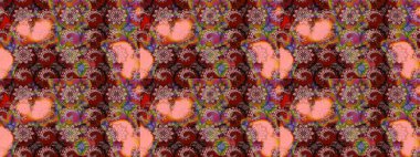 Güzel suluboya yaz çiçekleri deseni..