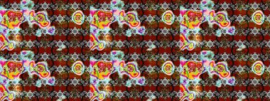 Çiçek arkaplanlı soyut zarafet eskiz deseni. Raster Güzel kumaş deseni.