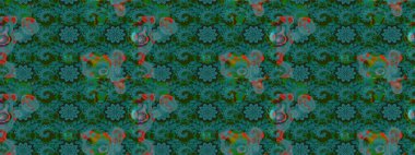 Parlak renkli çiçekleri olan ve mavi ve yeşil renkli yaprakları olan harika bir çiçek deseni. Moda baskıları için zarif bir şablon. Modern çiçek arkaplanı. Halk stili.