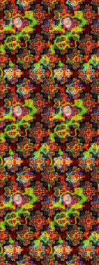 Siyah renkte manzaralı çiçek deseni. Üst manzara, yumuşak stil. Sevgililer günü ve tebrik kartı konsepti için şık bir davetiye. Çiçek kompozisyonu, el boyası, hassas şablon..