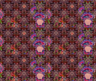 Çiçekli karalama şeklinde Raster çiçek deseni. Yumuşak, yaz çiçekli arka plan. Pembe renkte çiçekler.