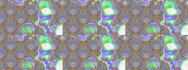 Küçük çiçekteki sevimli çiçek deseni. Raster illüstrasyonu. Tony 'nin kumaş kalıbını çiz. Modaya uygun kumaş deseni.