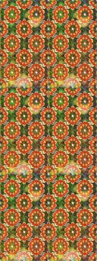 Süslü raster dekorasyonu. Barok tarzında duvar kağıdı tasarımı için kusursuz damaske deseni arkaplanı. Altın elementlerle kahverengi renklerde altın desen.