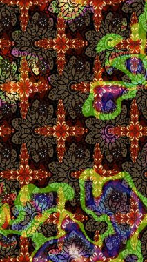 Doğal kozmetik ürünleri, parfüm, çiçekçi dükkanı için bahar ihalesi tasarımı. Karşılama ya da düğün geçmişi olarak kullanılabilir. Kahverengi ve siyah lale çiçekleriyle Raster eskiz deseni. Paket kağıdı için en iyisi..