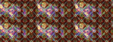 Kahverengi ve gri renkte çiçekli çiçek deseni. Suluboya tarzında kahverengi ve gri renkte çiçekler.