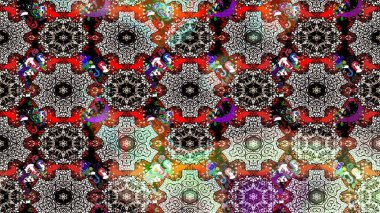 Raster illüstrasyonu. Taslak dekoratif arka plan, çiçek mandala. Çiçek. Siyah ve nötr renklerde.