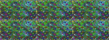 Zarif, parlak ve pürüzsüz yeşil ve mavi çiçek desenli tasarım. Sabıka baskıları, bebek kıyafetleri, duvar kâğıtları, paket kutuları vb..