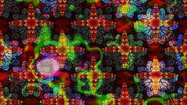 Çiçekler suluboya eskiz deseni. Raster Stili kumaş deseni.