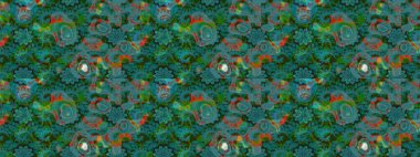 Küçük çiçekteki sevimli çiçek deseni. Raster illüstrasyonu. Tony 'nin kumaş kalıbını çiz. Modaya uygun kumaş deseni.