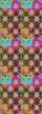 Sabıka fotoğraflarında, bebek kıyafetlerinde, duvar kâğıtlarında, paket kutularında falan kullanılabilir. Zarif, parlak ve pürüzsüz gri ve kahverengi çiçek desenli tasarım.