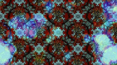 Manzaralı çiçek deseni. Üst manzara, yumuşak mavi ve kahverengi renkli. Çiçek kompozisyonu, el boyası, hassas şablon. Sevgililer günü ve tebrik kartı konsepti için şık bir davet.