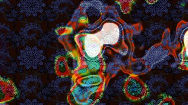 Çiçeksel elementlerle süslenmiş zarif raster dokusu. Gri ve parlak çiçekli siyah renkler üzerine soyut çizim deseni. Küçük çiçekte şirin bir çiçek deseni var..