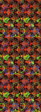 Dekorasyon ve tasarım için güzel bir desen. Çiçeğin suluboya çizimlerinin mükemmel deseni. Eski model. Moda baskısı. Raster illüstrasyonu. Suluboya çizim deseni.