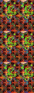 Yumuşak, bahar çiçekli arka plan. Çiçekli karalama şeklinde Raster çiçek deseni. Siyah ve kahverengi renkte çiçekler.