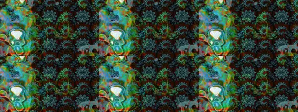 Şirin çiçekler. Çizgi çizimi kalıbı. Raster Moda kumaş deseni.