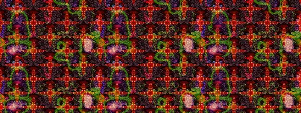 Raster geleneksel halk çiçekleri kahverengi ve siyah renkli tekstil tasarımları için. Üzerinde gelincikler ve vadi zambakları olan renkli çiçek desenli nakış..