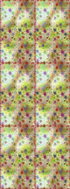 Çiçek desenli raster, bej ve nötr çizgi grafik desenli soyut raster arkaplan. Modern stil dokusu.