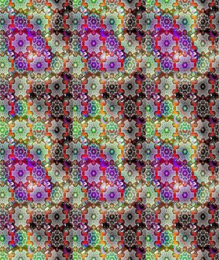 Çiçek süslemeli çizim deseni. Tarafsız ve siyah renklerde çiçekler. Raster illüstrasyonu.