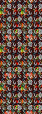 Siyah ve kırmızı renkte çiçekler olan çiçek deseni çiz. Suluboya tarzında siyah ve kırmızı renkte çiçekler.