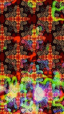 El çizimi Raster çizimi. Karalama elementleri. Çizim çiçek deseni duvar kağıdı, web sitesi arkaplanı, paket kağıdı, davetiye, broşür, pankart veya web sitesi için kullanılabilir.