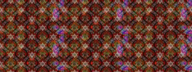 Çiçekler suluboya eskiz deseni. Raster Stili kumaş deseni.