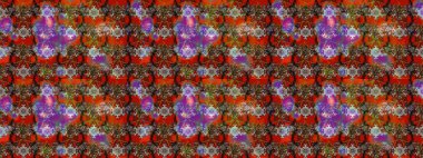 Parlak renkli çiçekleri ve kahverengi ve kırmızı renkte yaprakları olan harika bir çiçek deseni. Moda baskıları için zarif bir şablon. Modern çiçek arkaplanı. Halk stili.