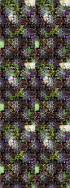 Düz Çiçek Elementleri Tasarım Raster illüstrasyonu. Renkli Bahar Teması eskiz kalıbı. Çiçek desenli eskiz. Gri renkli çiçekler.