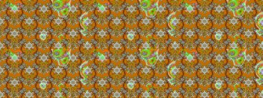 Raster suluboya çiçek deseni, narin çiçekler, kahverengi ve turuncu çiçekler, tebrik kartı şablonu. Raster Güzel kumaş deseni.