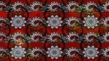 Gri ve kırmızı renkte çiçekler. Küçük çiçekte sevimli çiçek deseni var..