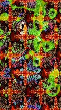 Moda baskısı. Eski model. Çiçeğin suluboya çizimlerinin mükemmel deseni. Dekorasyon ve tasarım için güzel bir desen. Suluboya çizim deseni.