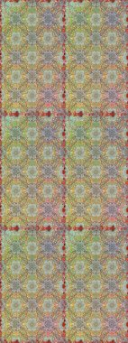 Süslü kumaş deseni. Raster deseni. Çiçekli, suluboya desenli kusursuz çiçek deseni.