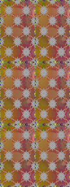 Küçük çiçekli şirin bir desen. Çiçek ve yapraklı çiçek deseni. Raster illüstrasyonu.