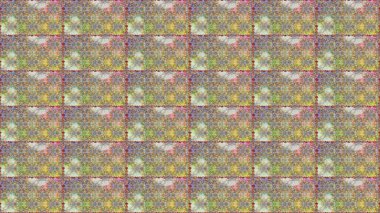 Tomurcukları çiçek olan sevimli bir çiçek deseni. Kumaş, tekstil, duvar kağıdı baskısı için. Kusursuz bir geçmişi var. Raster illüstrasyonu. Eski usul. Raster..