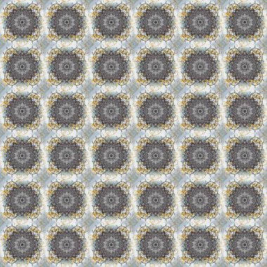 Kış kar dokusu duvar kağıdı. Noel altın kar tanesi kusursuz desen. Sembol bayramı, yeni yıl kutlamaları, altın desenler. Gri, bej ve nötr renklerde altın kar taneleri.