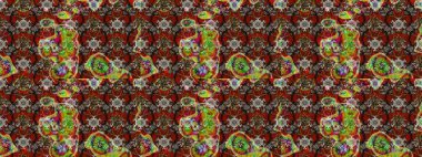 Çiçek arkaplan. Çizim raster deseni. Güzel kumaş deseni.