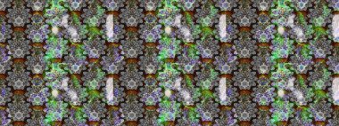 Gri ve nötr renkte çiçekler. Çiçekli karalama şeklinde Raster çiçek deseni. Yumuşak, bahar çiçekli arka plan.