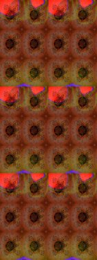 Şatafatlı bahar bahçesi dokusu. Flower eskiz arka planı. Çiçek deseni. Raster illüstrasyonu.