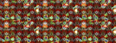 Çiçekli yumuşak bir eskiz şekli. Raster çiçekleri klasik tarzda çizilmiş. Kahverengi ve kırmızı renklerde bahar çiçekleri. Raster illüstrasyonu.