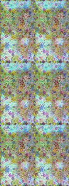 Ton halinde. Moda baskısı. Çiçeğin suluboya çizimlerinin mükemmel deseni. Dekorasyon ve tasarım için güzel bir desen. Suluboya desensiz çiçek buketi.