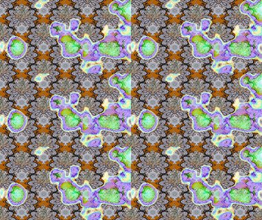 Renkli Bahar Teması eskiz kalıbı. Raster illüstrasyonundaki çiçek desenli çizim. Düz Çiçek Elementleri Tasarımı. Süslü kumaş deseni.