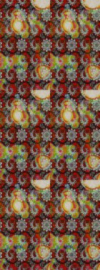 Gri ve kahverengi çiçekli bahar çiçekleri. Küçük çiçekte güzel bir desen. Moda baskıları için zarif bir şablon. Motley illüstrasyonu. Küçük renkli çiçekler..