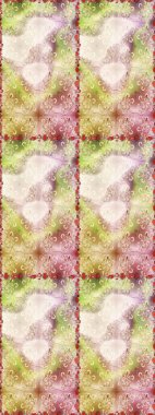 Soyut etnik raster kusursuz desen. Çiçekler. Tarafsız ve bej renkli vadi çiçekleri.