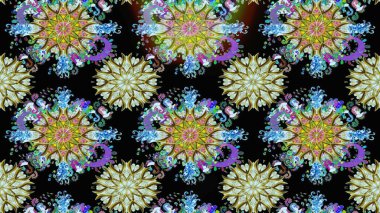 Raster dikişsiz şirin çiçek deseni. Nazik romantik baskı. Bahar mevsimi. Tatil havası..