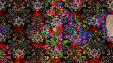 Sabıka fotoğraflarında, bebek kıyafetlerinde, duvar kâğıtlarında, paket kutularında falan kullanılabilir. Raster. Zarif, parlak ve eskiz siyah ve kahverengi çiçek deseni tasarımı.