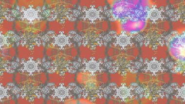 Düz Çiçek Elementleri Tasarımı. Raster illüstrasyonu. Şirin çiçek elementleri. Renkli Bahar Teması eskiz kalıbı. Çizim deseni Modaya uygun kumaş deseni.