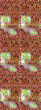 Kusursuz Tony kumaş deseni. Küçük çiçekteki sevimli çiçek deseni. Raster illüstrasyonu. Modaya uygun kumaş deseni.