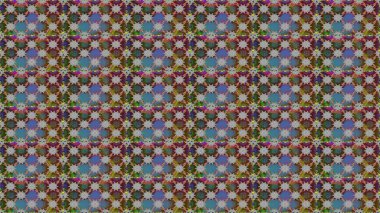 Kahverengi ve gri zarif küçük çiçekler ve kahverengi ve gri renkli komik böcekler, raster desen, illüstrasyon.